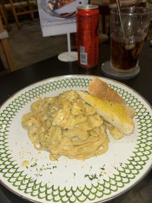 Spaghetti Carbonara  at Warung Dua Hati in Canggu