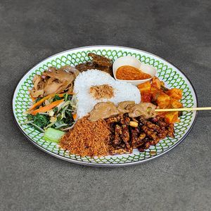 Nasi Campur Dua Hati at Warung Dua Hati in Canggu