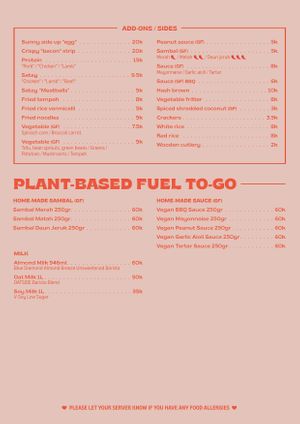  at Warung Dua Hati in Canggu