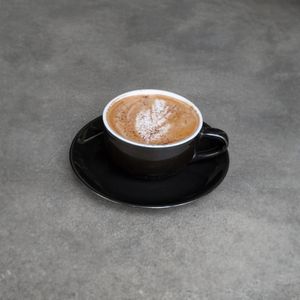 Hot Mocha Latte at Warung Dua Hati in Canggu