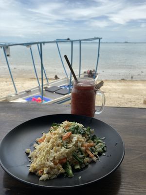 Fried rice  at The Shell Lounge in Koh Phangan