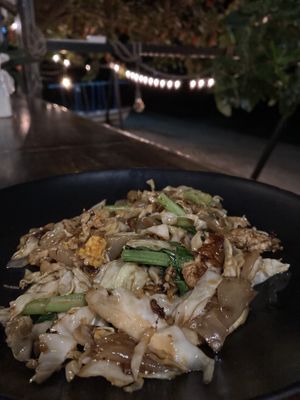 Pad see ew  at The Shell Lounge in Koh Phangan