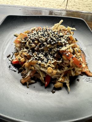 Nice salad   at The Shell Lounge in Koh Phangan