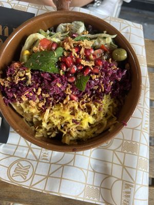 Vegan kapsalon  at Kwat - Kebab With A Twist in Antwerpen