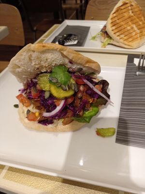 Soy shoarma #Veganuary at Kwat - Kebab With A Twist in Antwerpen