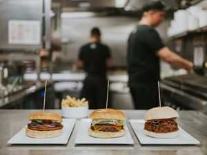 Voici un aperçu de notre offre alternative - veggie et végan. at The Huggy's Bar - Sprimont in Sprimont