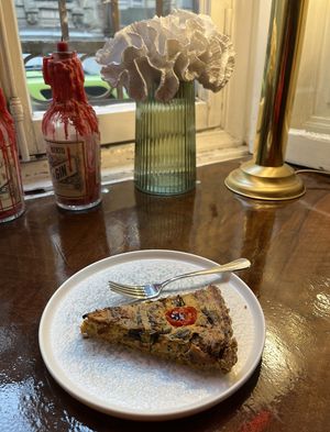 Тофу-киш  at Coffee Place in Tbilisi