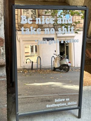   at Coffee Place in Tbilisi