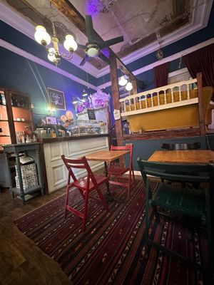 Inside the shop at Coffee Place in Tbilisi