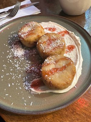 Tofu Syrniki at Coffee Place in Tbilisi