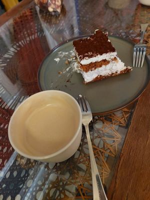 Tiramisu is so delicious😍 at Coffee Place in Tbilisi