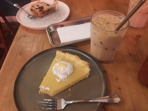 Sweet treats & coffee at Coffee Place in Tbilisi