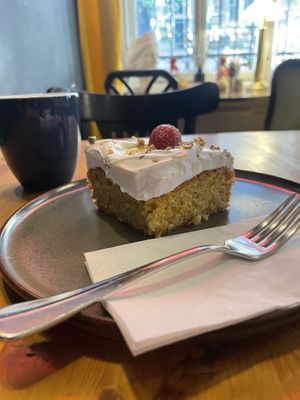 Orange olive oil cake  at Coffee Place in Tbilisi