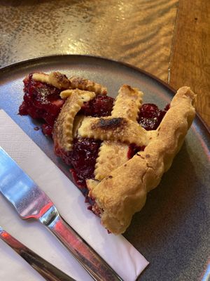 Cherry pie  at Coffee Place in Tbilisi
