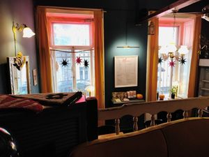 The interior at Coffee Place in Tbilisi