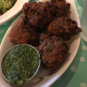Pakora appetizer at Civilization in Gainesville