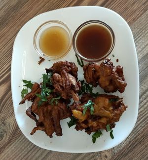 Onion Bhujia (5) at Chai & Coffee Indisches Street Food in Cologne