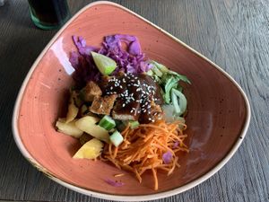 No duck salad  at Giraffe in South West London