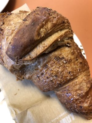 Orange croissant   at Caffetteria Paideia in Turin