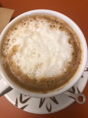 Soy cappuccino  at Caffetteria Paideia in Turin