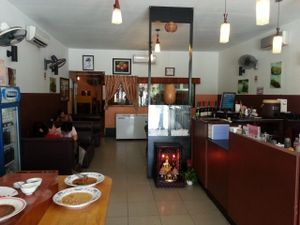 Entrance  at Lunar Cafe in Phnom Penh