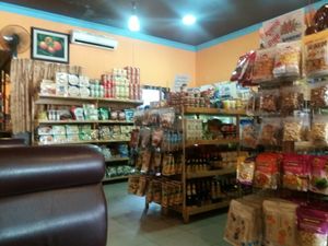 Shop area at Lunar Cafe in Phnom Penh