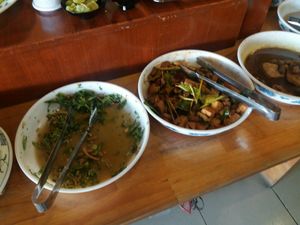 Buffet at Lunar Cafe in Phnom Penh