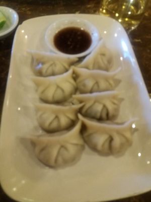 Dumplings at Lunar Cafe in Phnom Penh