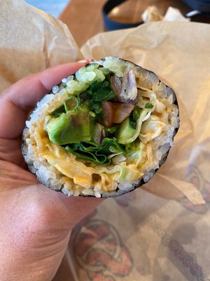 Veggie lovers as is  at Soho SushiBurrito in North Las Vegas