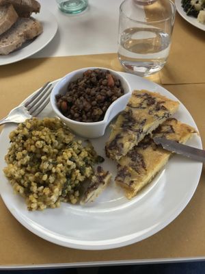 An assortment from the deli counter  at Sale in Zucca in Turin