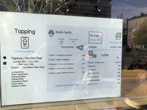 menü  at Bubble Bauch in Berlin