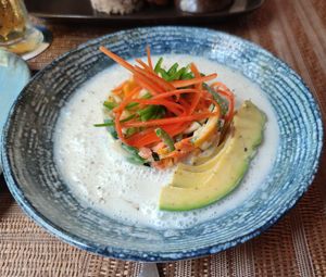 Ceviche vegetariano (vegan) at Rebelión in Cartagena