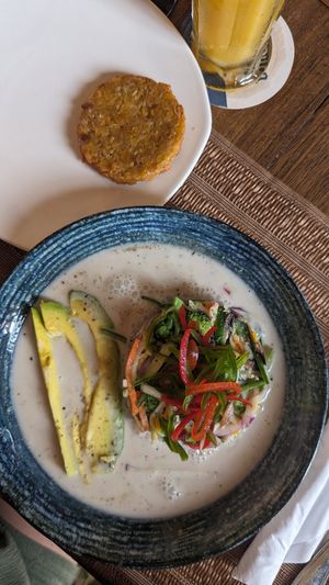 Veggie ceviche at Rebelión in Cartagena