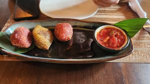 Caramañolas veganas at Rebelión in Cartagena