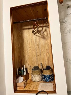 closet at Yuzaka - Natural & Sustainable Inn in Kazuno