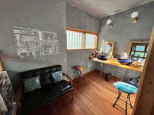 upstairs sink area at Yuzaka - Natural & Sustainable Inn in Kazuno