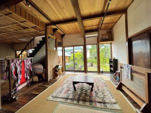 living room at Yuzaka - Natural & Sustainable Inn in Kazuno