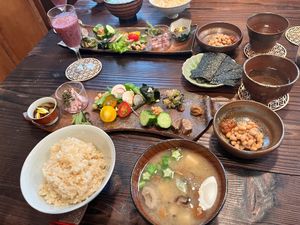 Vegan Breakfast at Yuzaka - Natural & Sustainable Inn in Kazuno