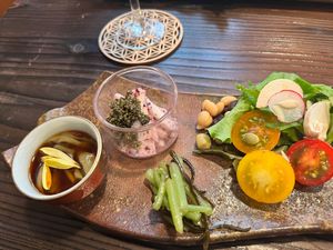 Vegan Breakfast at Yuzaka - Natural & Sustainable Inn in Kazuno