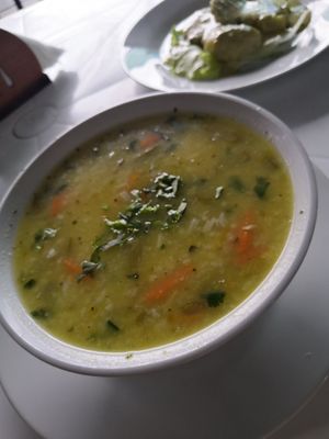 Starter of the menu at Noqa Vegan in Lima