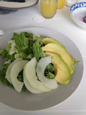 Salad at Noqa Vegan in Lima