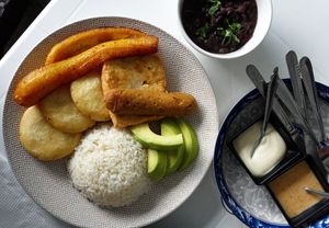 Bandeja paisa at Noqa Vegan in Lima