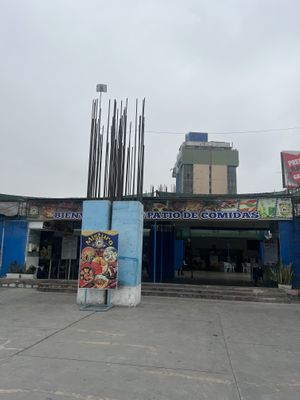 The entrance to the food courtt #Veganuary at Noqa Vegan in Lima