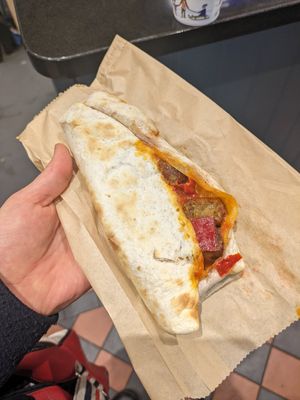 Vegan 'Meatball' Wrap at Coffee #1 - Bath City Centre in Bath