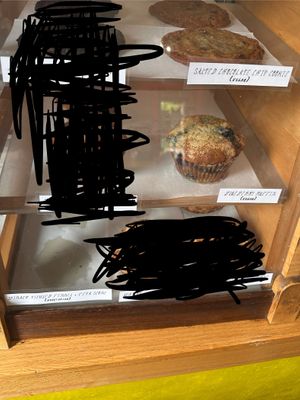 Vegan muffin and cookie  at Modern Times Cafe in Minneapolis