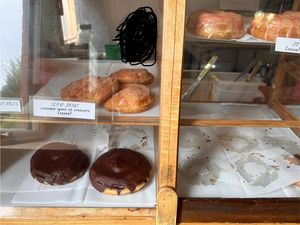 Vegan donuts   at Modern Times Cafe in Minneapolis