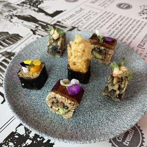 Veggie sushi  at JAJA in Hong Kong Island