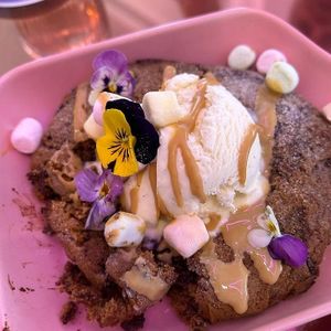 Cookie and icecream at JAJA in Hong Kong Island