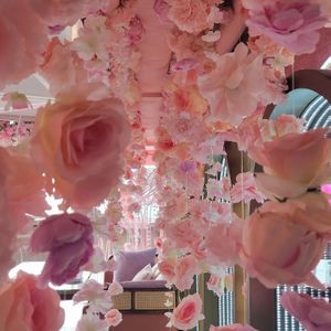 Flowers everywhere at JAJA in Hong Kong Island