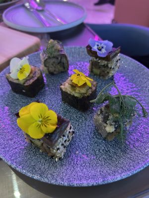 Beautiful sushi!  at JAJA in Hong Kong Island